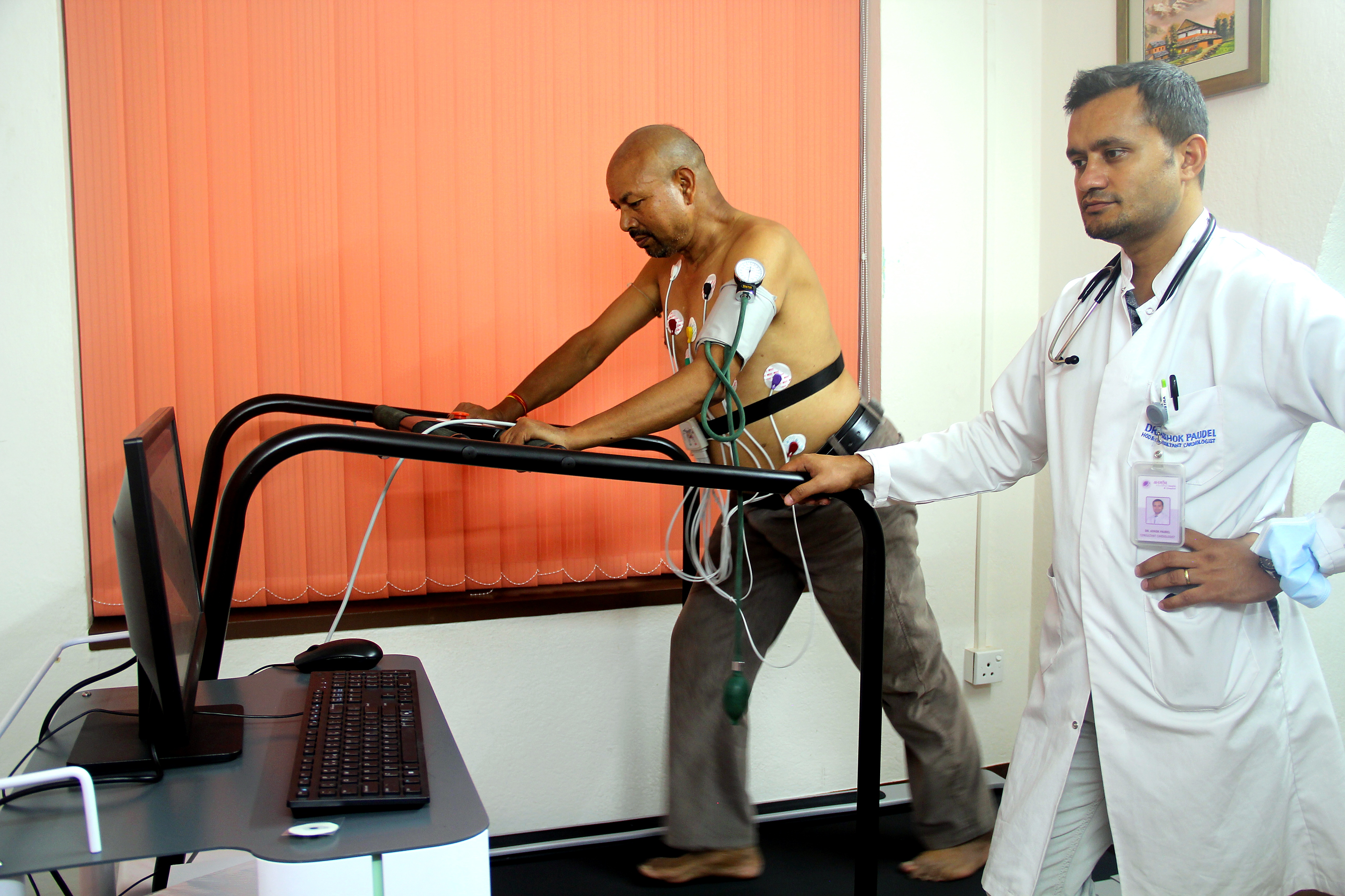 Treadmill stress test at Anamiwa Health